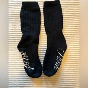 Pink Victoria’s Secret ribbed slouchy socks